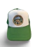 Gorra De Autor The Cap ANIMAL LINE "Chow Chow" Blanco y Verde Trucker Poliester en internet