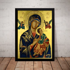 Quadro Arte Sacra Nossa Senhora Desatadora De Nós 42x29cm
