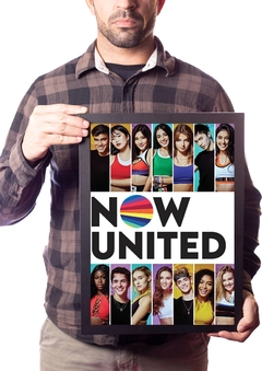 Quadro Now United Foto Membros Grupo Pop