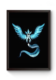 Quadro Minimalista Pokemon Mystic Poster Moldurado