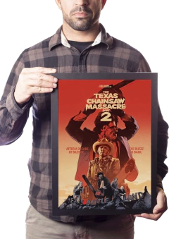 Poster com Moldura A3 O Massacre da Serra Eletrica 2