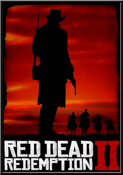 Quadro Red Dead Redemption 2 Game Arte 42x29cm