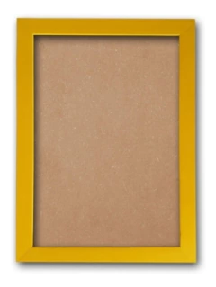 Quadro Simpsons Psicodelico Arte Bart Moldura Amarela - comprar online