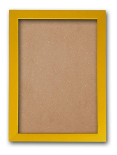 Quadro Decorativo Simpsons Homer Rosquinhas Moldura Amarela - comprar online