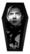 Quadro Caixão Dracula Lugosi Terror Foto Moldura Exclusiva