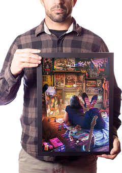 Quadro Mia Wallace Quentin Tarantino Arte Filmes