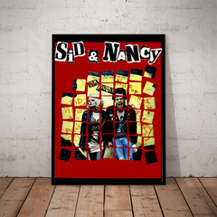 Quadro Filme Sid & Nancy O Amor Mata Poster Com Moldura - comprar online