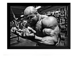 Quadro Decoração Kai Greene Musculação Poster Moldurado