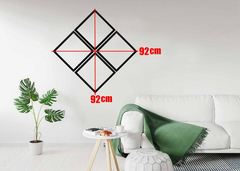 Kit 4 Quadros Floral Gotic Arte Forma Geométrica Decoração na internet