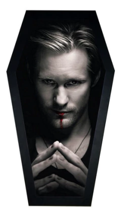 Quadro Caixão True Blood Eric Northman Moldura Exclusiva
