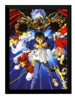 Quadro Decorativo Anime Yu Yu Hakusho Poster Moldurado