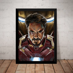 Quadro Homem De Ferro Hq Arte Vingadores Guerra Infinita