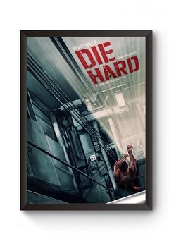 Quadro Arte Filme Duro De Matar Poster Moldurado
