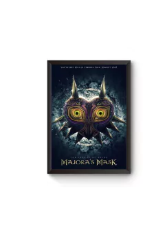 Poster Moldurado The Legend Of Zelda Majora's Mask Quadro