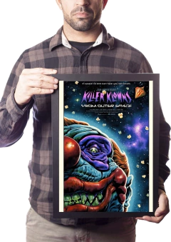 Poster com Moldura A3  Filme Palhaços Assassinos