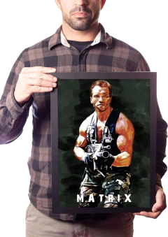 Quadro Arte Comando Para Matar Filme Pôster Na Moldura