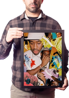 Quadro Decorativo Tyler, The Creator Rapper Poster Moldurado