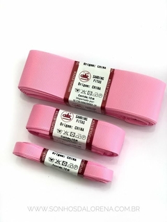 Fita Gorgurão Rosa Bale 19