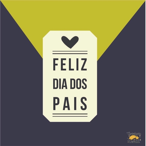 Carimbo Feliz Dia dos Pais