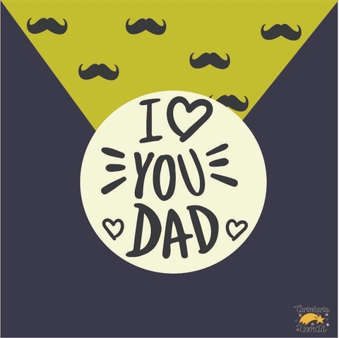 Carimbo I Love You Dad