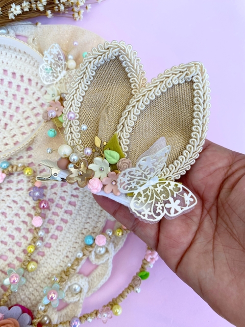 Orelha Páscoa Telinha Nude