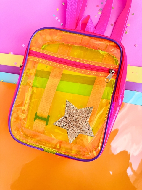 Mochila Amarela Estrela