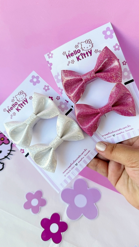 Parzinho holográfico Hello Kitty Colection