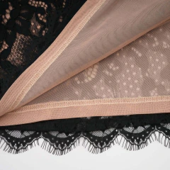 Long Black Lace Cut-Out Dress on internet