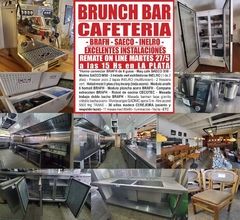 BRUNCH BAR & CAFETERIA en LA PLATA – EXCELENTES INSTALACIONES - REMATE EL MARTES 27/05/25 - comprar online