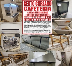 RESTO & CAFÉ de ESPECIALIDAD – REMATE EL MARTES 18/02/25 - comprar online