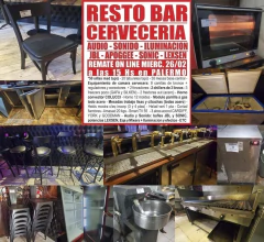 RESTO BAR & CERVECERIA – AUDIO y SONIDO – REMATE EL MIERC 26/02/25 - comprar online