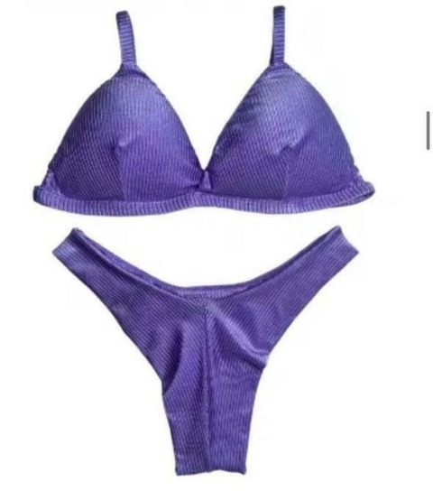 TOP TRIÂNGULO LILÁS - comprar online