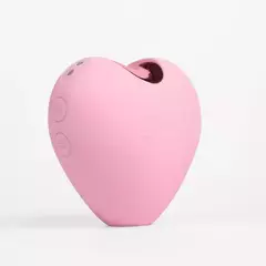 Sugador Estimulador Clitóris Rosa Recarregável Go Vibe Love - Doce desejo