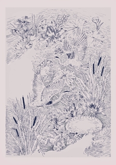 Serigrafía GARZAS - comprar online