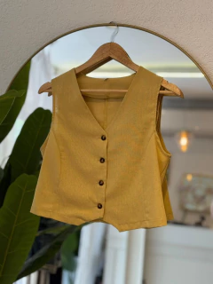 Chaleco lino Vega - tienda online