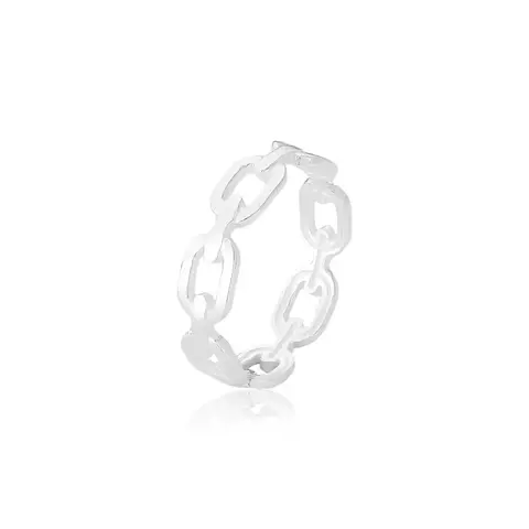Anel Estilo Corrente Cartier em Prata 925 - comprar online