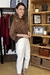 Blusa Casulo Helena Chocolate - loja online
