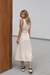 Vestido Pespontado Anabelle Nude na internet