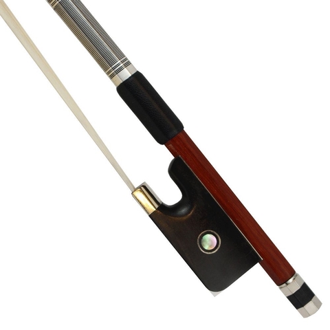 Arco para Cello 4/4 - Guarnição Cromada e Abalone