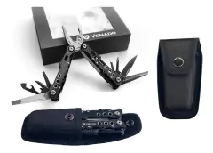 Pinza Multiuso Venado De Acero Inox Antideslizante Con Funda