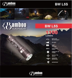 Linterna Tactica Led 1100 Lumens 300 Metros Bamboo Bwl5s en internet