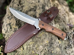 Cuchillo Venado Tactical 13 Cm Acero An-58 Funda Caza España - Total Nautica