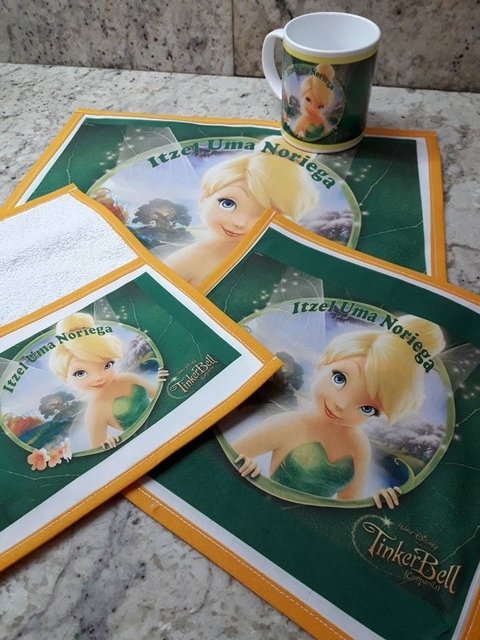 Set de Jardin de Campanita personalizado con nombre