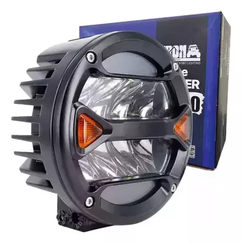 Faro Redondo Led Ir100 Dakar 18cm Chip Osram 90w 12/24v Iron