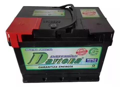 Bateria Daytona Autos 12x75 Positivo Izquierda