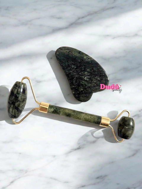 Rodillo Jade + Gua Sha