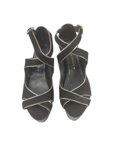 Sandalia Charol Negro - Carla Danelli