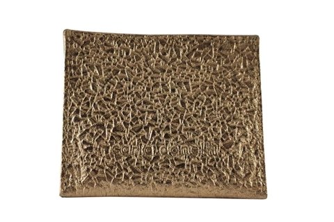 Porta tarjetero CD oro grabado