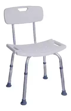 Banqueta De Banho Com Encosto E Altura Regulável