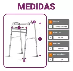 Andador 3 Barras Hidrolight na internet